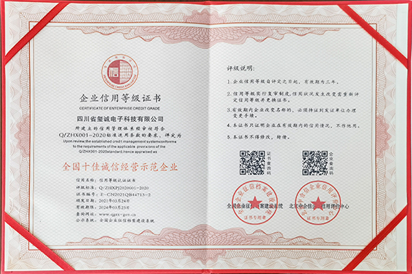 全国十佳诚信经营示范...