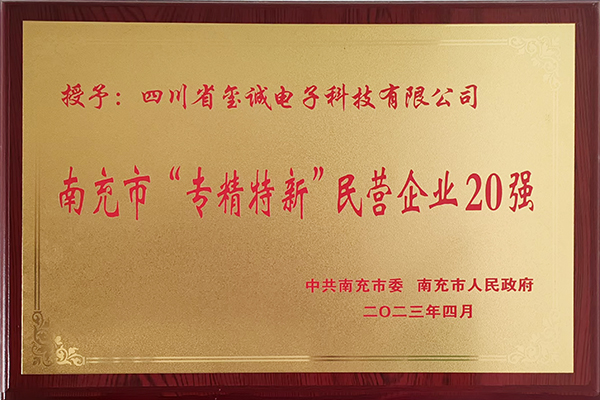 转精特新民营20强